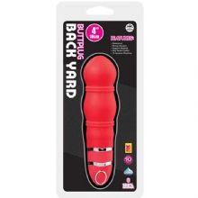 Kirmizi Isikli Su Geirmez Titresimli 10 cm Anal Vibratr C-1183K