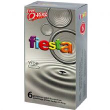 Fiesta Vibe - Titreşimli Penis Yüzüğü ve 6 lı Prezervatif C-5027