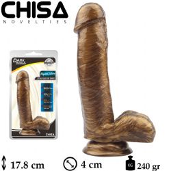 Heywood Jablome Vantuzlu 4 cm Çap 17.8 cm Boyunda Et dokulu Yapay Penis C-CH7205