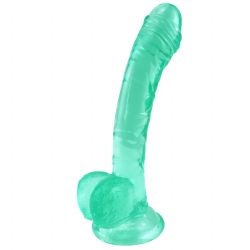 19 cm Boy 3 cm ap Yesil Jel Dildo C-7709Y