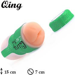 Qing Shery Oral Girişili Mastürbatör 15 cm Boy 7 cm Çap C-8077Y