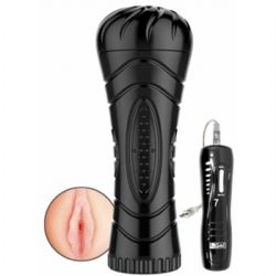 Pussy Vibration Gizli Kutuda 7 Hizli Titresimli 25x9 cm Suni Vajina C-8078