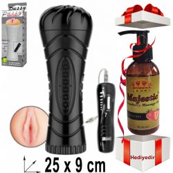 Pussy Vibration Gizli Kutuda 7 Hızlı Titreşimli Suni Vajina C-8078