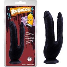 Rubicon 19.5 cm boy 3.1 cm Çap Kalınlık Et Dokulu Realistik Çatal Penis C-CH7116 +HEDİYE 5 li Kaydırıcı Jel