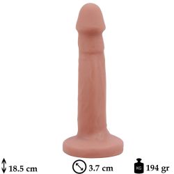 18.5 cm Boy 3.7 cm ap Gereki ift Katmanli Et Dokulu Suni Penis C-CH7293