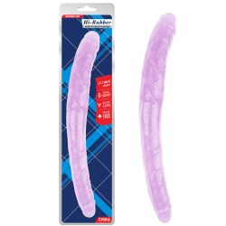 Hi-Rubber Çift Taraflı Dildo 45 cm Boy 4.6 cm Çap Jel Penis C-CH7308