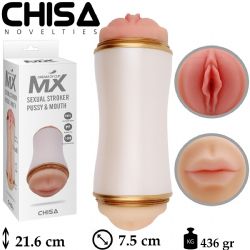 Sexual Stroker Oral Vajinal 2 İŞlevli Mastürbatör C-CH8073