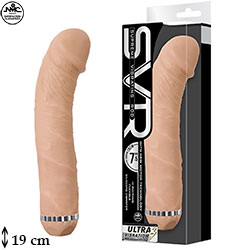 SVR Ultra 19 cm Boy 3.6 cm ap G Noktasi Uyaricili Bklebilir Titresimli Su Geirmez Realistik Vibratr C-N7134