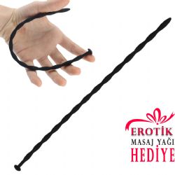 Özel Silikondan 30 cm Boy 0.5 cm Çap BDSM Penis Çubuğu C-YN3072