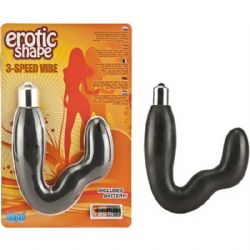 EROTİC SHAPE KLİTORAL UYARICILI TİTREŞİMLİ G-SPOT G NOKTASI VİBRATÖR L-14-152BLK-BCD