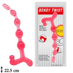 Bendy Twist Zevk Toplu Klitoris Uyarıcılı Anal Plug L-B1124