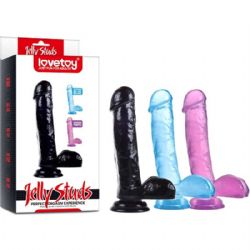 17,5 cm Boyunda Vantuzlu Jel Zenci Vibratör L-LV1070 17,5 cm Boyunda Vantuzlu Jel Zenci Vibratör L-LV1070
