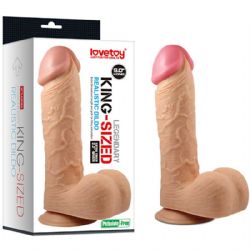 25 cm Boy 5,6 cm ap Testisli Vantuzlu Kalin Damarli Realistik Penis L-LV2206