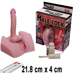 Male Masturbators Vajinalı Penisli Hemafrodit Seks Oyuncağı L-9042