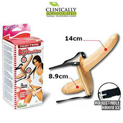 Dual Soduction Çift Taraflı Biseksüel Protez Penis C-090