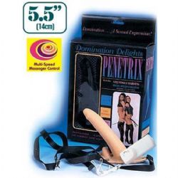 DOMINATIONS DELIGHT PENETRIX 14,5 CM BOYUNDA TITRESIMLI II DOLU ANAL PROTEZ PENIS C-103K