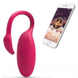 Flamingo Akilli Telefon Uyumlu Vibratr ile Zevki Kontrol Etmek Artik ok Kolay C-1070