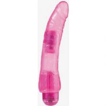 Pembe Renk 23 cm Jel Vibratör C-1166 +HEDİYE Kaydırıcı Krem