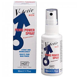 Hot V-Activ Men Penis Power Spray Erkeklere Özel Performans Spreyi C-1220S