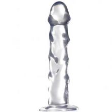 18 cm Şeffaf Jel Vantuzlu Penis C-1348 +HEDİYE Kaydırıcı Krem