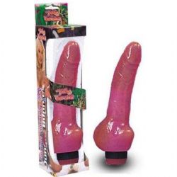 FELIXIBLE VIBRATING JUNGLE BUNNERS 17 CM BOY 3.5 CM KALINLIK KLITORAL UYARICILI TITRESIMLI PEMBE JEL VIBRATR C-169J