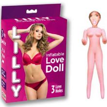 Lilly Love Doll 3 İşlevli gerçekçi Ölçülerde Şişme Kadın Manken C-2020L