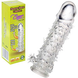 Eager 14 cm Seffaf Ekstra Zevklendirici Penis Kilifi C-593EA