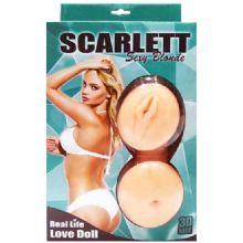 Scarlett 3D Yz Sarisin Gereki Sa Kirpik Titresimli Realistik Girisli Sisme Kadin C-631