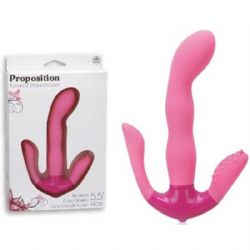 Proposition 14 cm Anal Vajinal G Noktası Uyarıcılı Cinsel Vibratör C-716