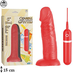 G Girl Style 15 cm Boy Ikl Jel Titreimli Penis C-787