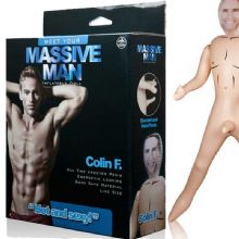 Colin - 19 cm Penisli Gerçekçi Ölçülerde Şişme Erkek Manken C-N2004