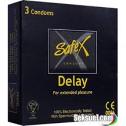 SAFEX PREZERVATIF 1 PAKETTE 3 ADET Uzun Geceler  C-322