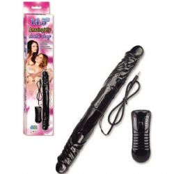 36,83 cm Boy 4,5 cm ap Titresimli ift Penis Basli Iri Realistik Vibratr L-U7023