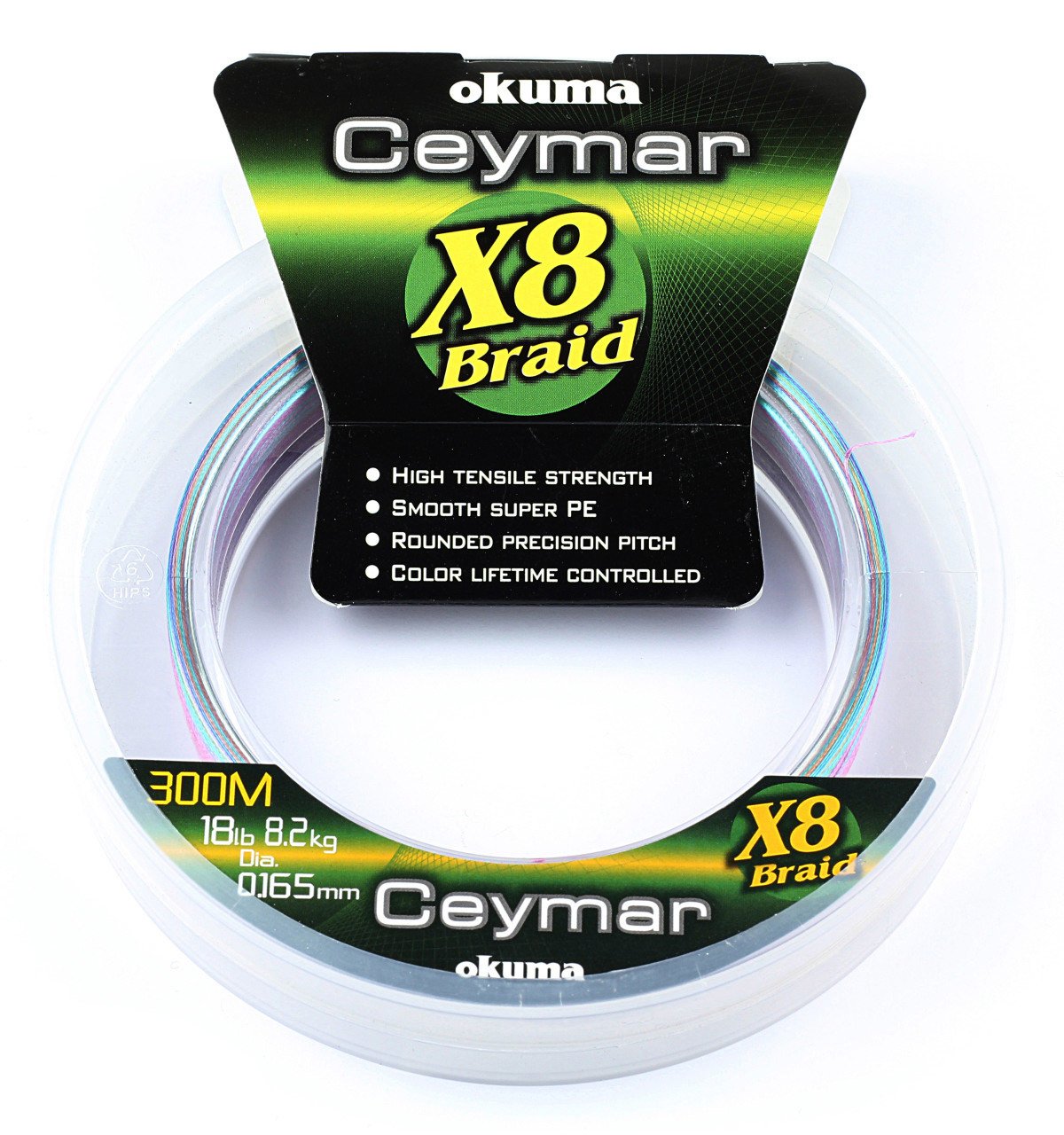 Okuma Ceymar (Multi Color) 0.26mm 300mt 8Kat rg Ip 