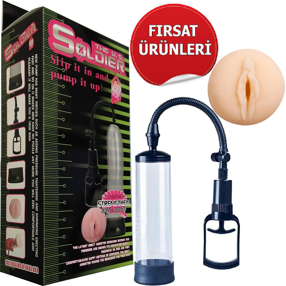 20 cm Boyunda Penis Pompas - Yannda Yedek Realistik Vajina Lastii