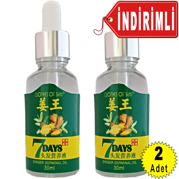 KAMPANYALI 2 E 7DAYS GINGER GERMINAL ESSENTIAL OIL HAIR GROWTH LOSS kampanyali-2-e-7days-ginger-germinal-essential-oil-hair-growth-loss