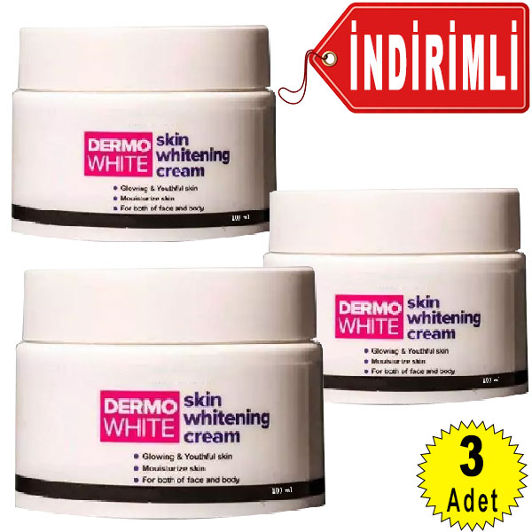 KAMPANYALI 3 KUTU Dermo White Skin Whitening Cream